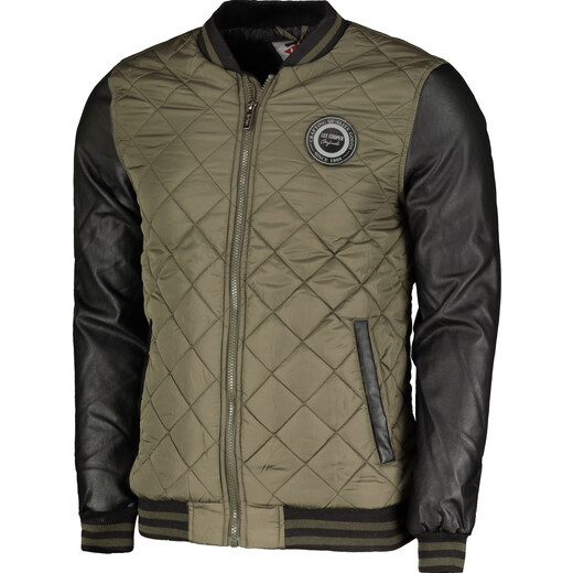Lee cooper quilted bomber jacket online