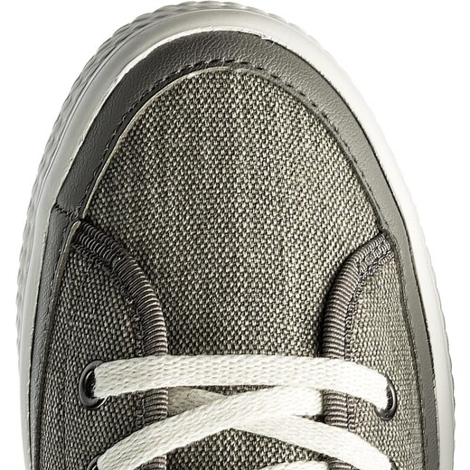 Sneakersy TOMMY HILFIGER - Glitter Textile Flatform Sneaker FW0FW02457  Light Grey 004 - GLAMI.cz