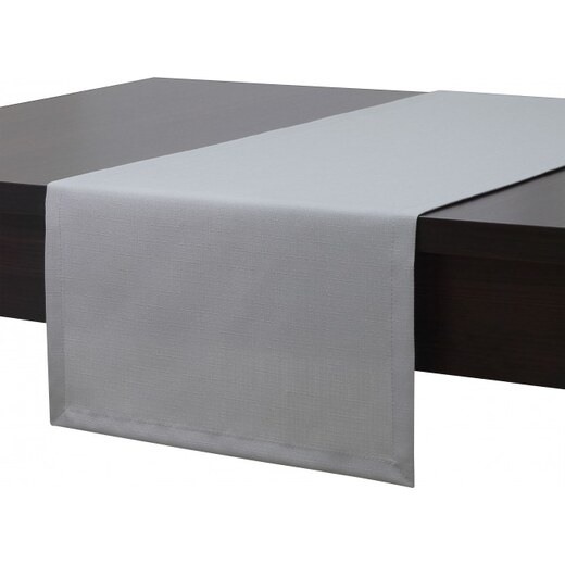 Ubrus - běhoun na stůl MAROKO 40x180 cm, šedá, ESSEX - GLAMI.cz