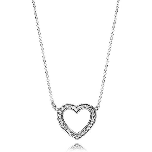 Pandora Stříbrný náhrdelník Milující srdce 590534CZ-45 - GLAMI.cz
