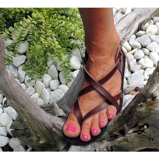 Faraon Sandals Kožené barefoot sandály Peribsen, vel.47 - GLAMI.cz