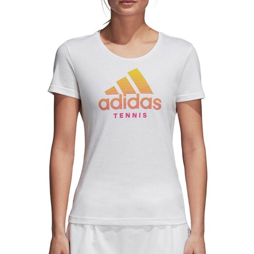 Adidas dámské tričko Category tee tenis Climalite bílé - GLAMI.cz
