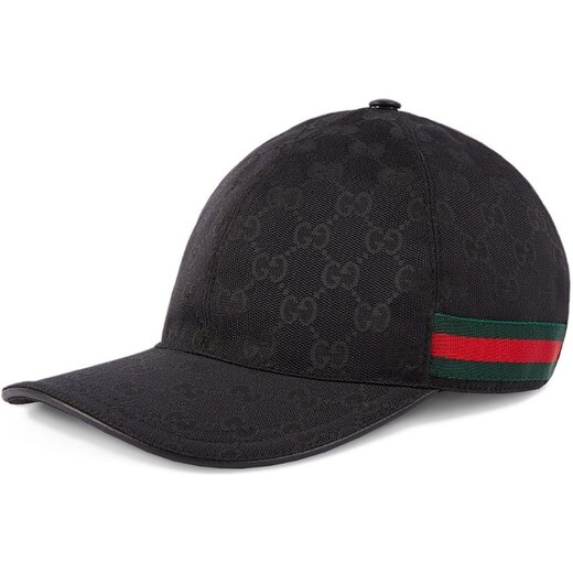 Gucci Original GG canvas baseball hat with Web - Black - GLAMI.cz