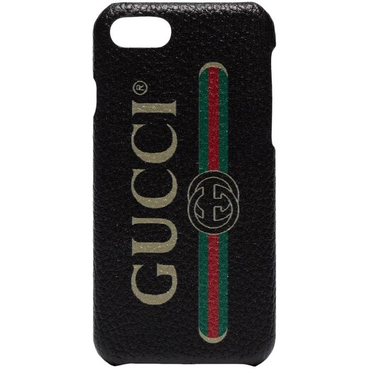 Gucci black logo print iPhone 8 case - GLAMI.cz