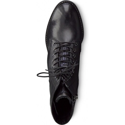 Dámské černé kotníkové boty TAMARIS 1-1-25130-23 BLACK 001 1-1-25130-23  BLACK 001 - GLAMI.cz