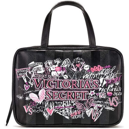 Victoria's Secret Cestovní kosmetická taška/kufřík Victoria´s Secret -  Graffiti - GLAMI.cz