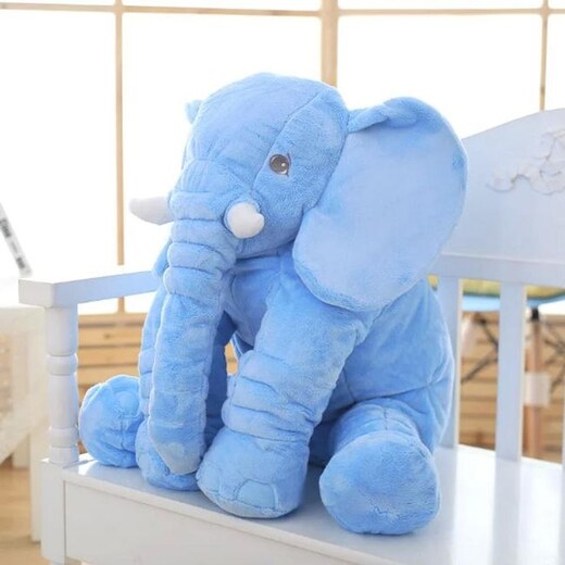 Plyšový slon 60 cm modrý - GLAMI.cz