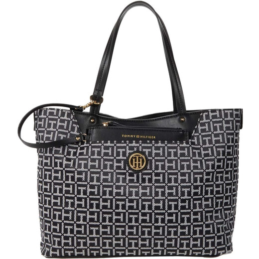 Tommy Hilfiger Adamaria Shopper Black White GLAMI.cz