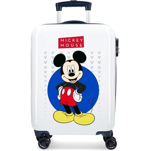 JOUMMABAGS Cestovní kufr ABS Mickey Mouse Enjoy 55 cm - GLAMI.cz