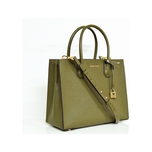 Michael Kors Kabela MERCER 30S0GM9T7L LG CONV TOTE OLIVE LEATHER