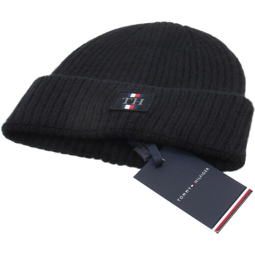 TOMMY HILFIGER Pánská čepice black AM0AM06579-BDS-733 - GLAMI.cz