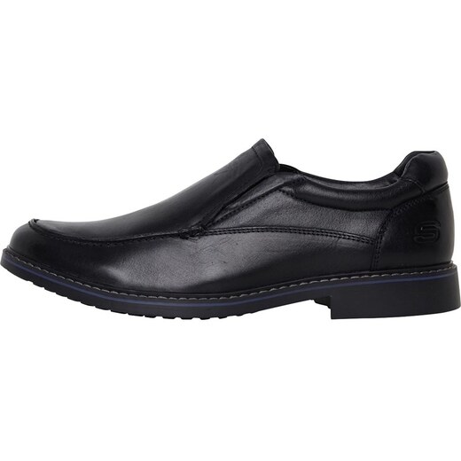 SKECHERS Mens Bregman Ortes Shoes Black 