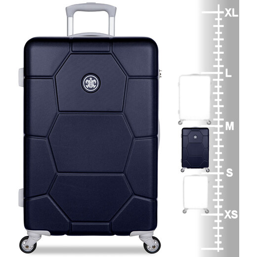 Cestovní kufr SUITSUIT TR-1264/3-M ABS Caretta Midnight Blue - GLAMI.cz