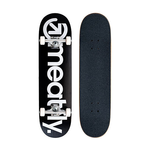 Meatfly skateboard MF Brand Logo Black/White Mellow | Černá - GLAMI.cz