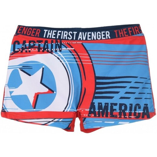 SunCity Dětské / chlapecké plavky boxerky Captain America - The First  Avenger - MARVEL - GLAMI.cz