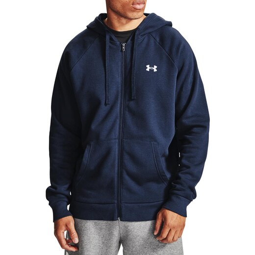 Mikina s kapucí Under Armour UA Rival Cotton FZ Hoodie 1357106-410 -  GLAMI.cz