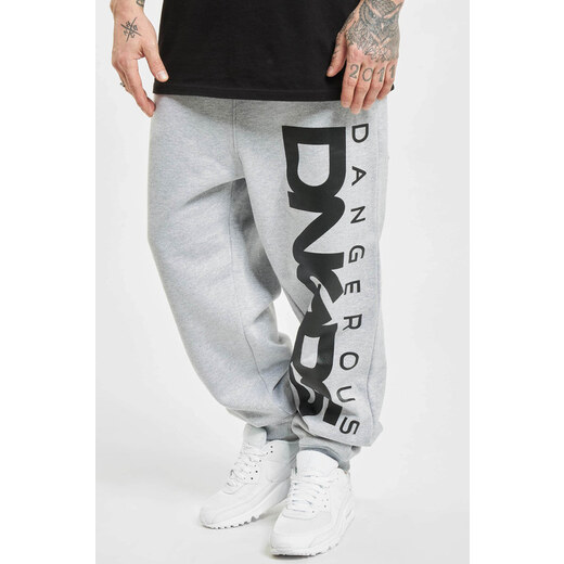 Tepláky Dangerous DNGRS / Sweat Pant Classic in grey - GLAMI.cz