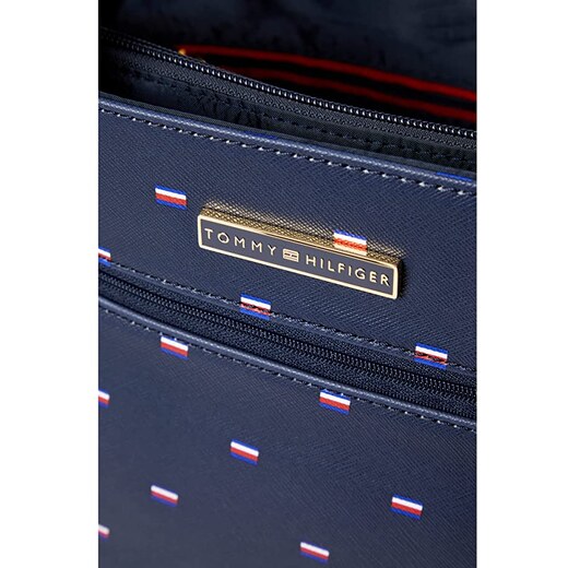 Tommy Hilfiger Kabelka Irene II Tote Corporate Critter Texture PVC Tommy  Navy - GLAMI.cz