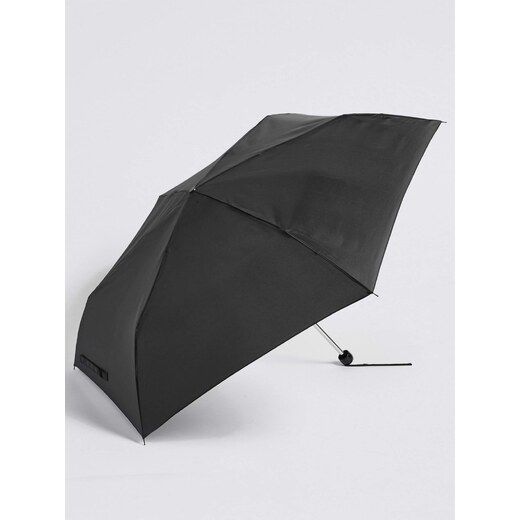 Lesklý pevný deštník Marks & Spencer černá - GLAMI.cz