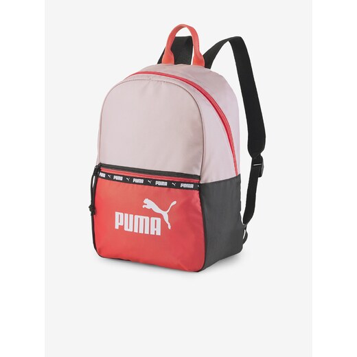Červeno-růžový dámský batoh Puma - GLAMI.cz