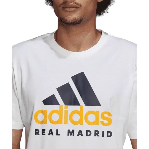 Pánské tričko Adidas Real Madrid 22/23 DNA Tee bílé - GLAMI.cz