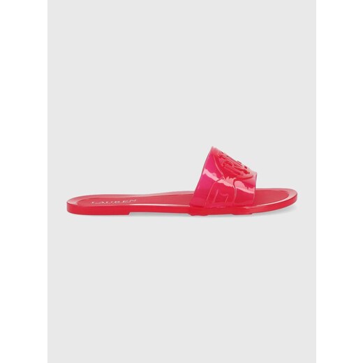Pantofle Lauren Ralph Lauren Alegra Jelly dámské, růžová barva,  802904253002 - GLAMI.cz