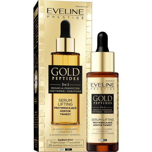 Eveline cosmetics Gold Peptides Liftingové sérum na obličej 30 ml ...