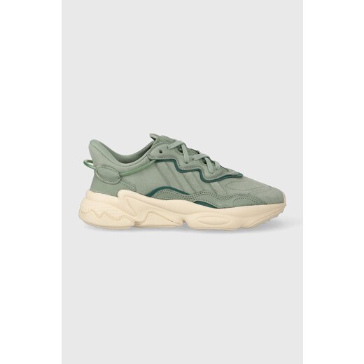 Semišové sneakers boty adidas Originals Ozweego zelená barva, IE9508 -  GLAMI.cz