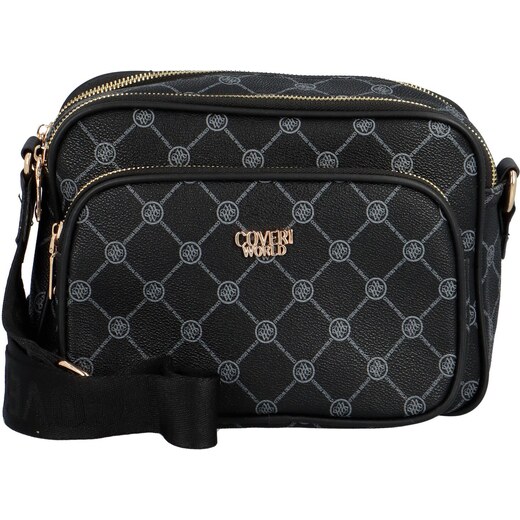 Coveri Trendy dámská koženková crossbody kabelka Felicia, černá - GLAMI.cz