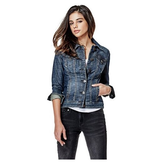 Riflova bunda Guess Alisana Denim Jacket GLAMI.cz