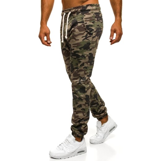 Athletic Army JOGGER kalhoty zelené G367 - GLAMI.cz