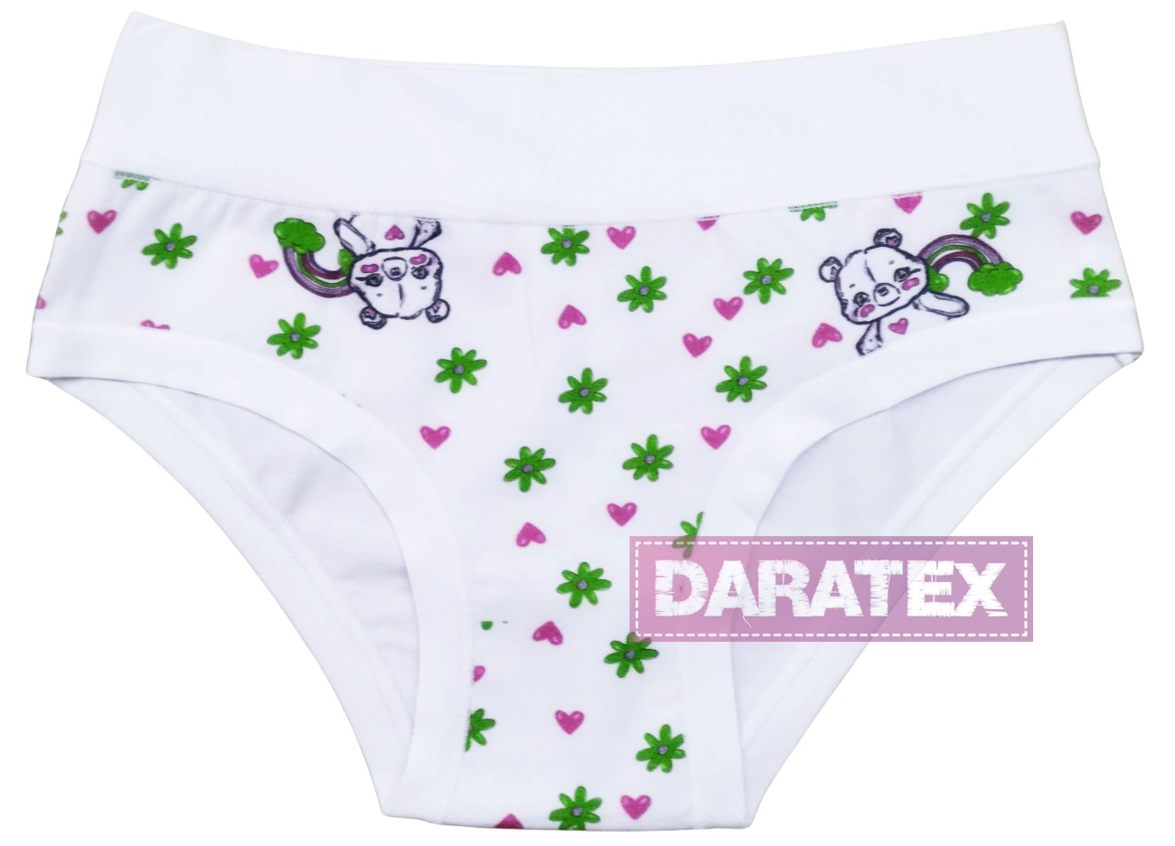 EMY bimba dívčí kalhotky B2872 bílá