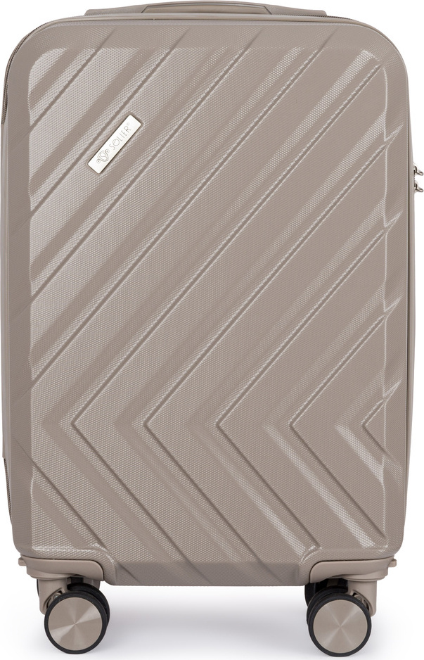 BASIC SOLIER champagne cestovní kufr KYOTO vel. S Zlatá