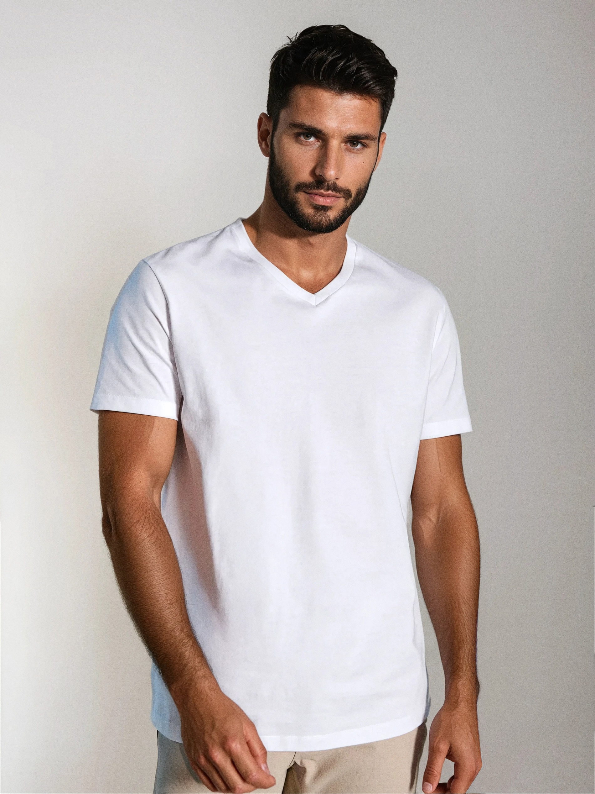 Sinsay - Tričko s krátkým rukávem - bílá