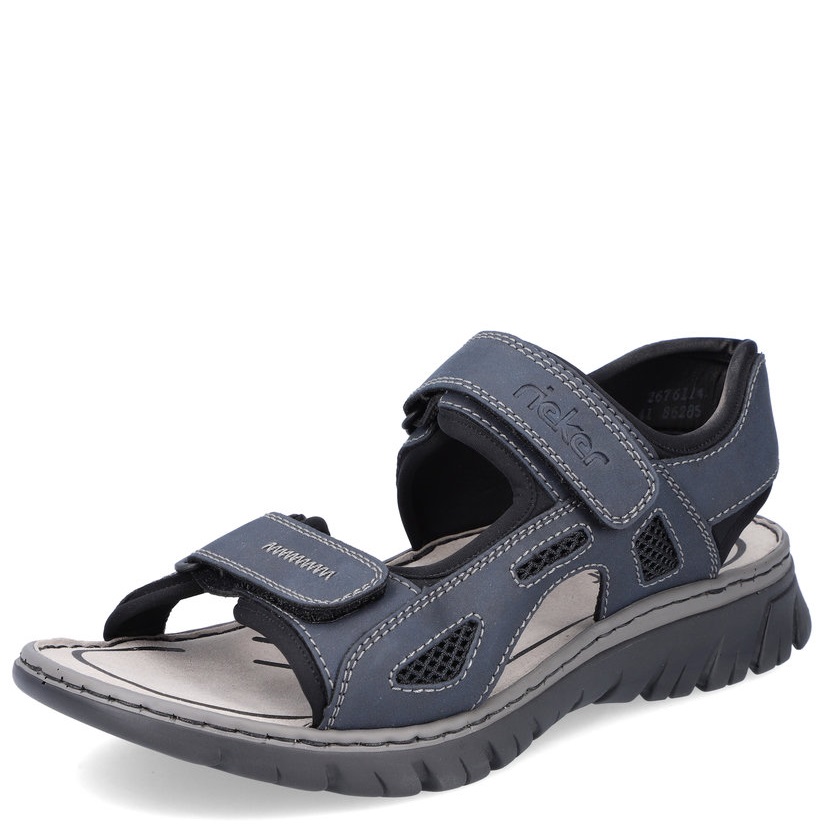 PÁNSKÉ SANDÁLY RIEKER 26761-14 MODRÁ