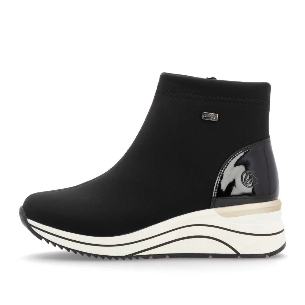 RIEKER Dámská kotníková obuv REMONTE D0T73-03 černá