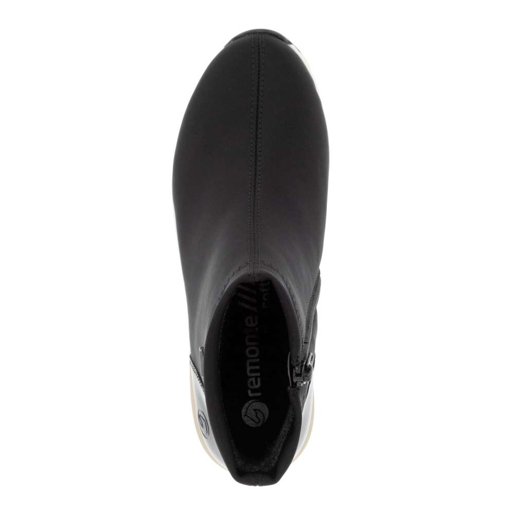 RIEKER Dámská kotníková obuv REMONTE D0T73-03 černá