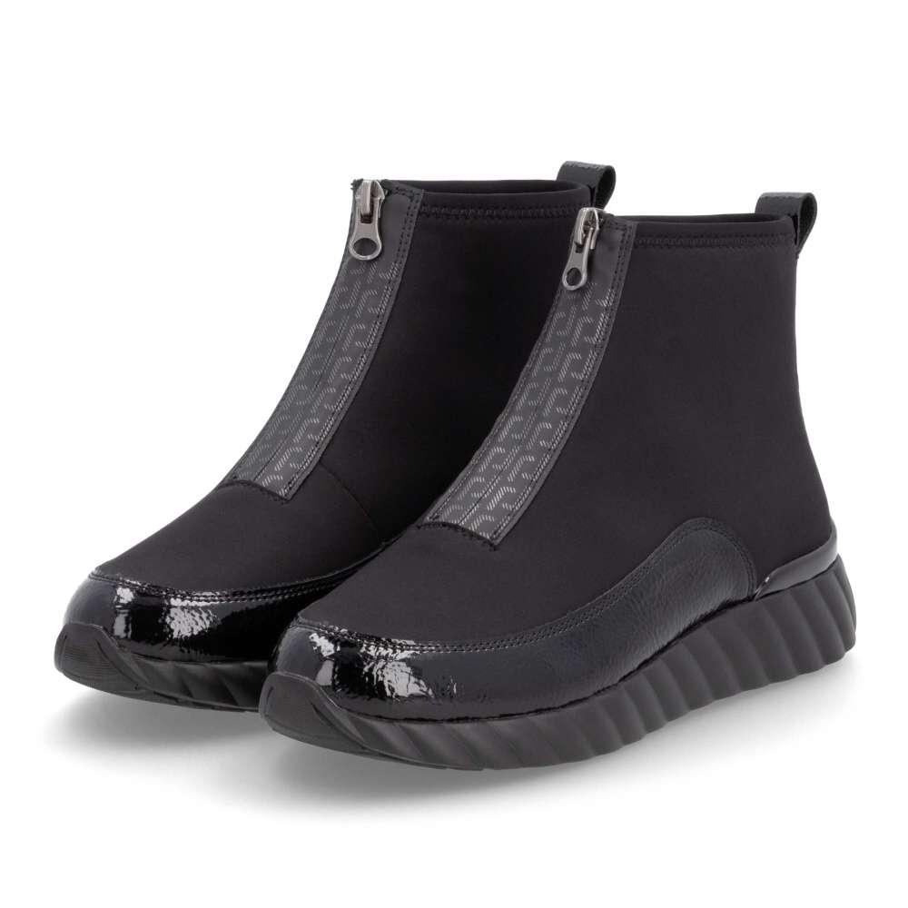 RIEKER Dámská kotníková obuv REMONTE D5983-03 černá