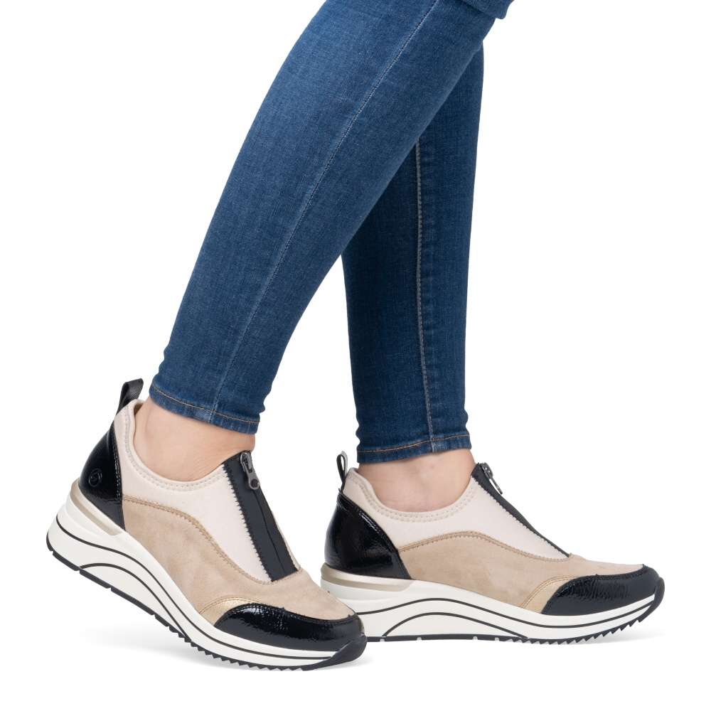 RIEKER Dámské tenisky REMONTE D0T08-60 béžová