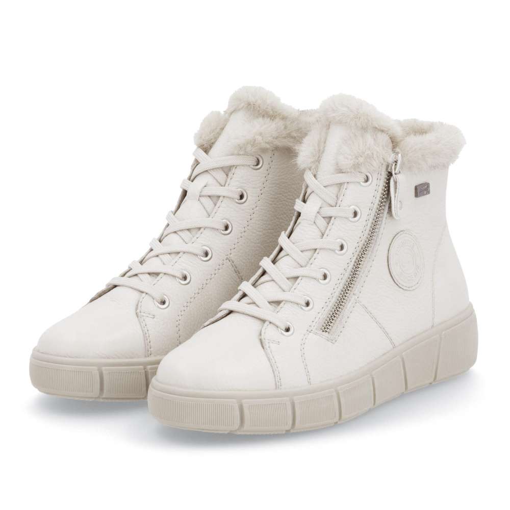 RIEKER Dámská kotníková obuv REMONTE D1T72-80 béžová