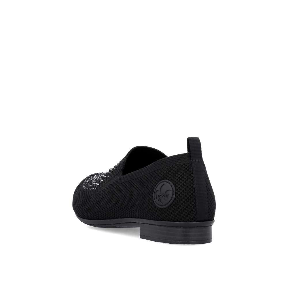 Dámské mokasíny RIEKER 51989-00 černá