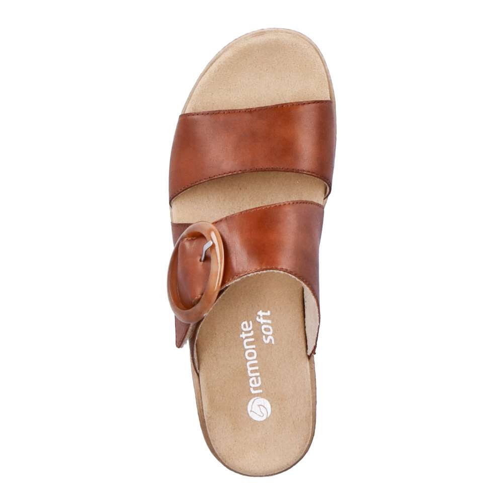 RIEKER Dámské nazouváky REMONTE D0Q51-24 hnědá