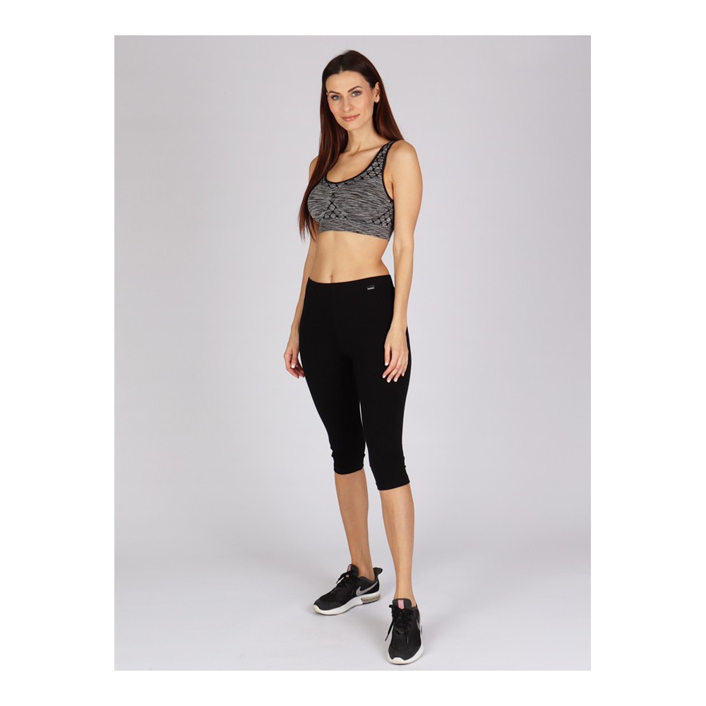 EVONA Dámské bavlněné 3/4 LEANA černé