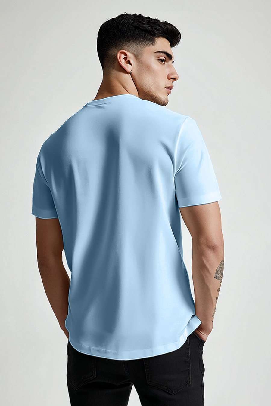 Tričko, Barva Nebesky Modrá , s Potiskem Wind Surfing Teddy