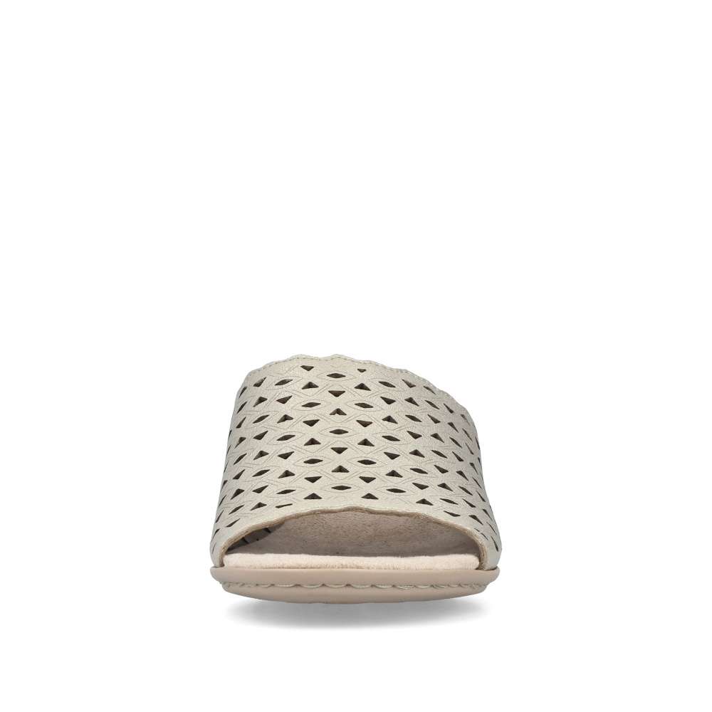 Dámské nazouváky RIEKER 64985-90 zlatá