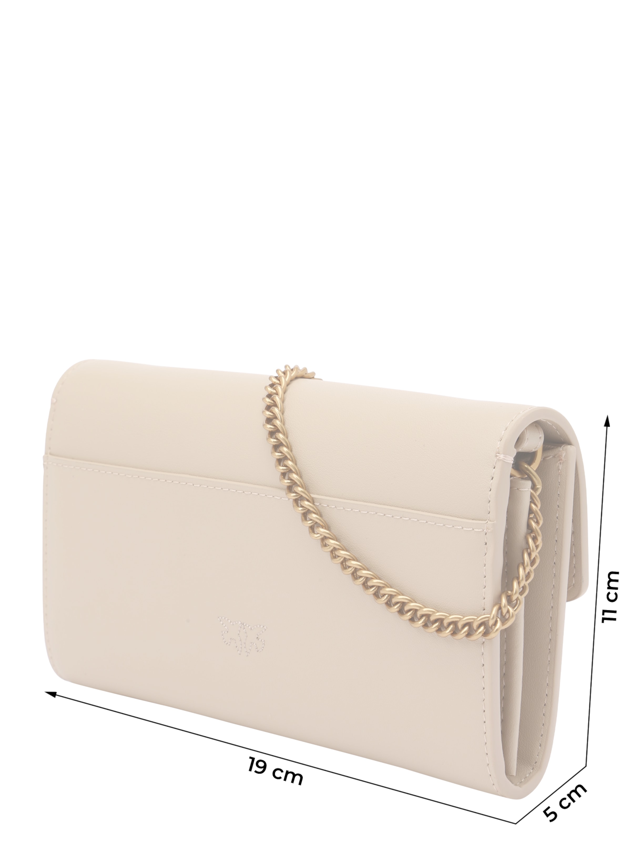 PINKO Psaníčko 'LOVE ONE' béžová