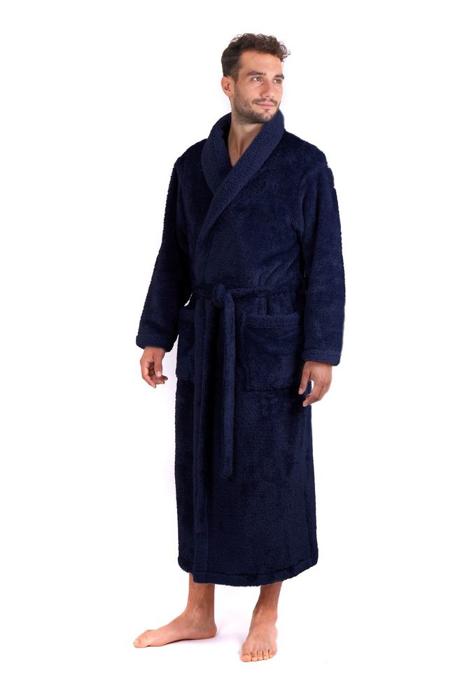 VESTIS Unisex dlouhý hřejivý župan ALTA tmavě modrá