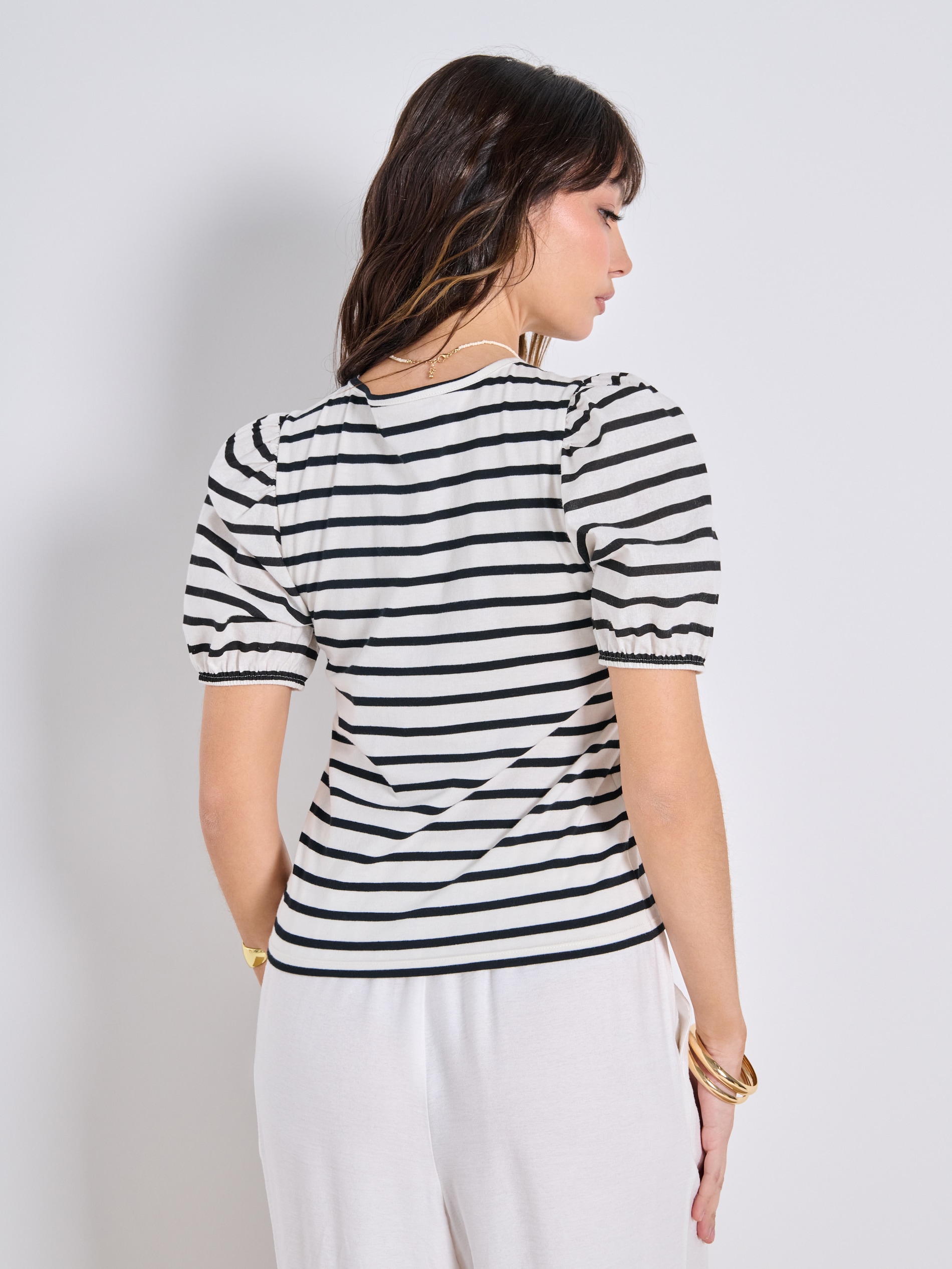 Sinsay - Bavlněná proužkovaná halenka - vícebarevná