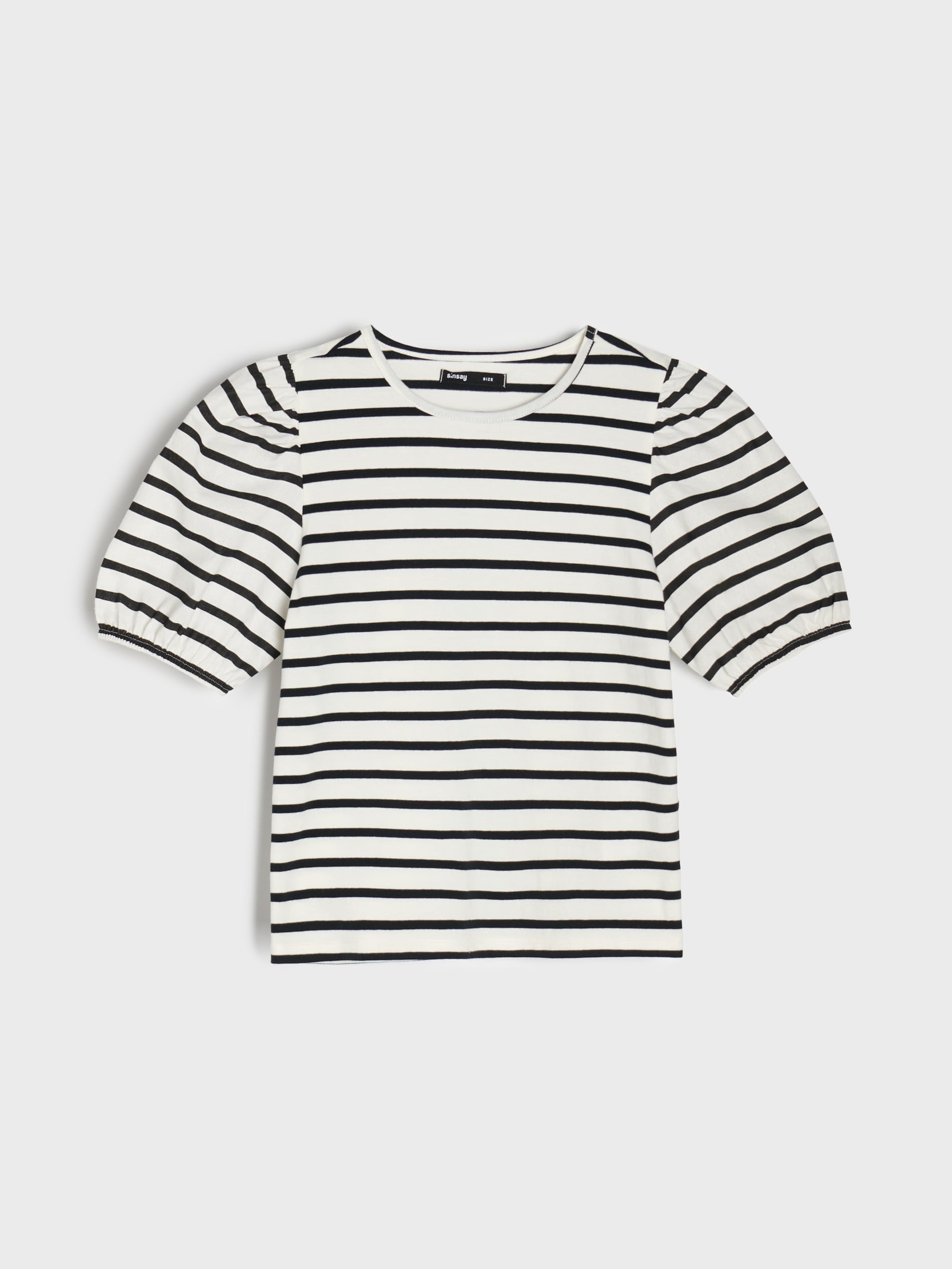 Sinsay - Bavlněná proužkovaná halenka - vícebarevná