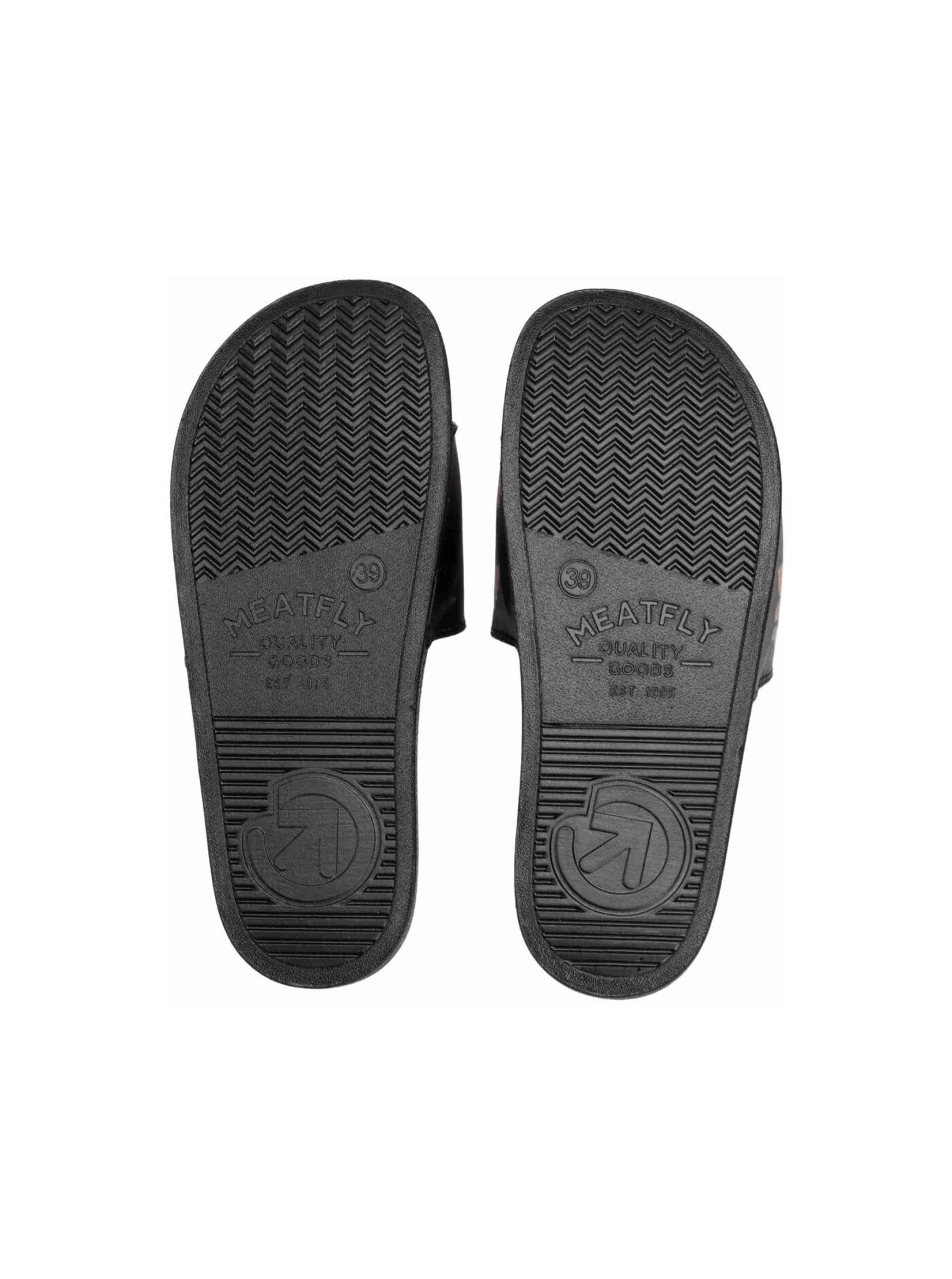 Meatfly dámské pantofle X Hudson Pura Vida Viva La Vida Black | Černá